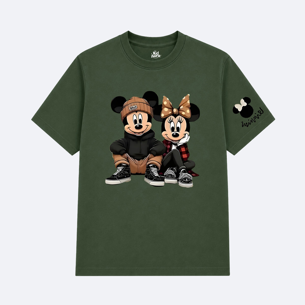 Mickey and Minnie Mouse