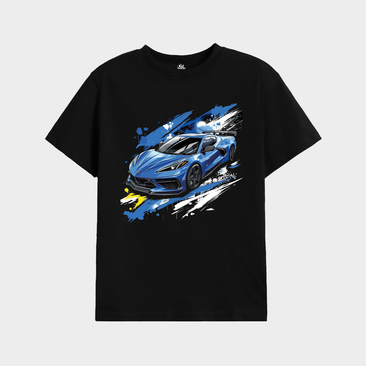 Blue Sports Car (black)