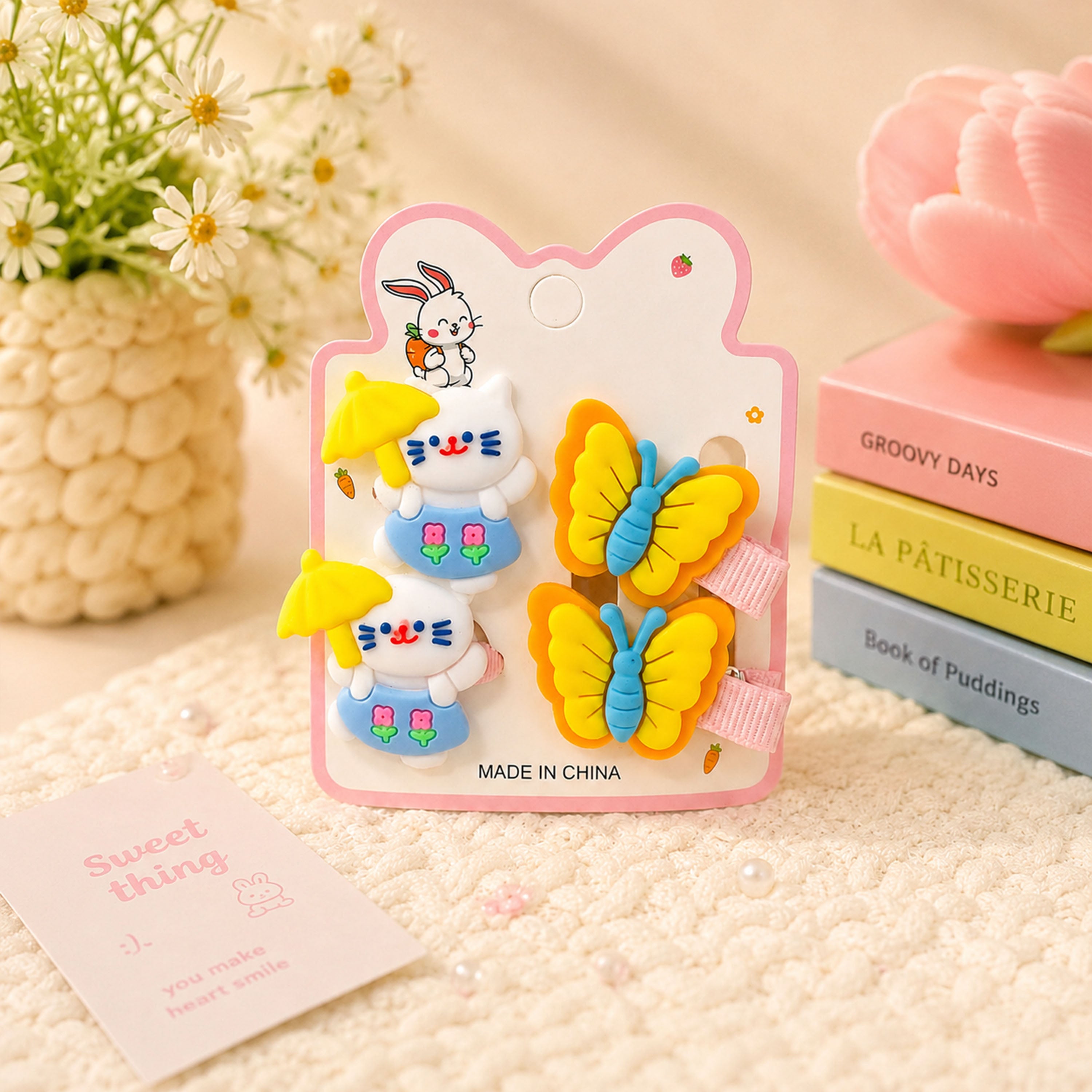 BUTTERFLY HAIR PINS