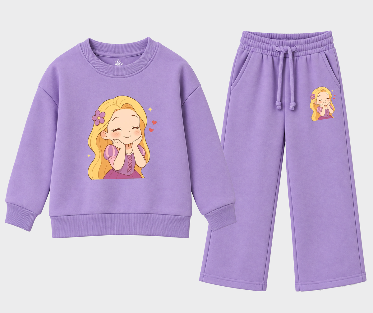 Princess Lavender Sweatshirt & Trouser Set