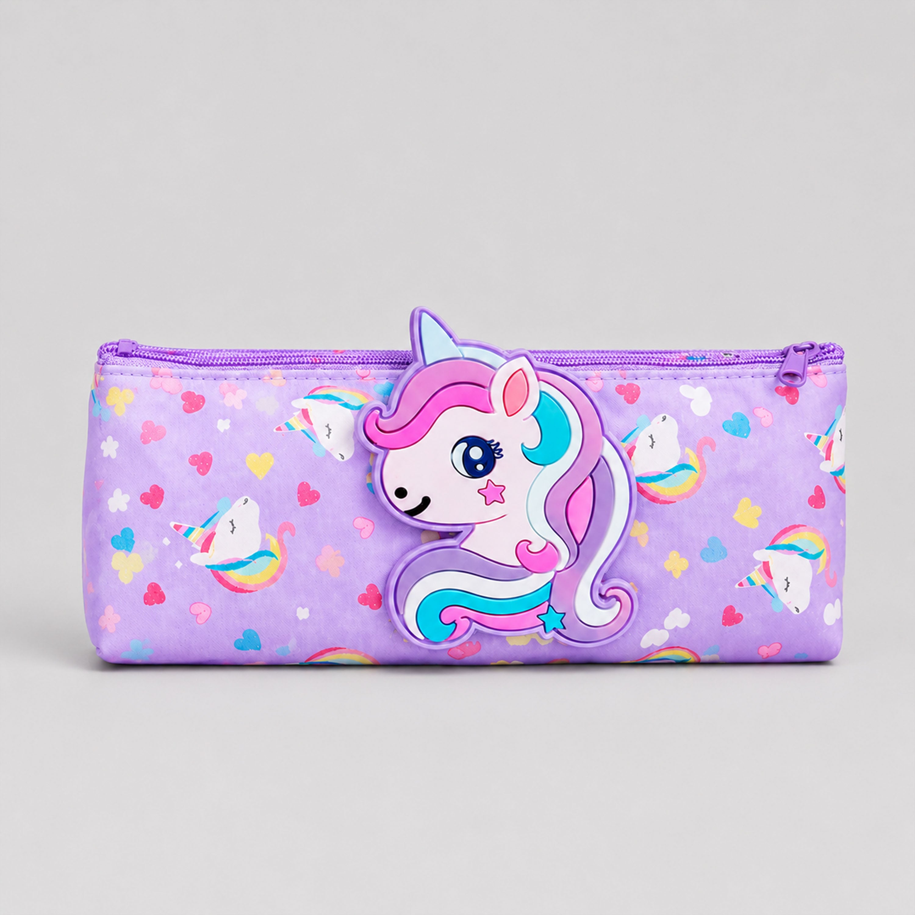 PURPLE UNICORN PENCIL CASE