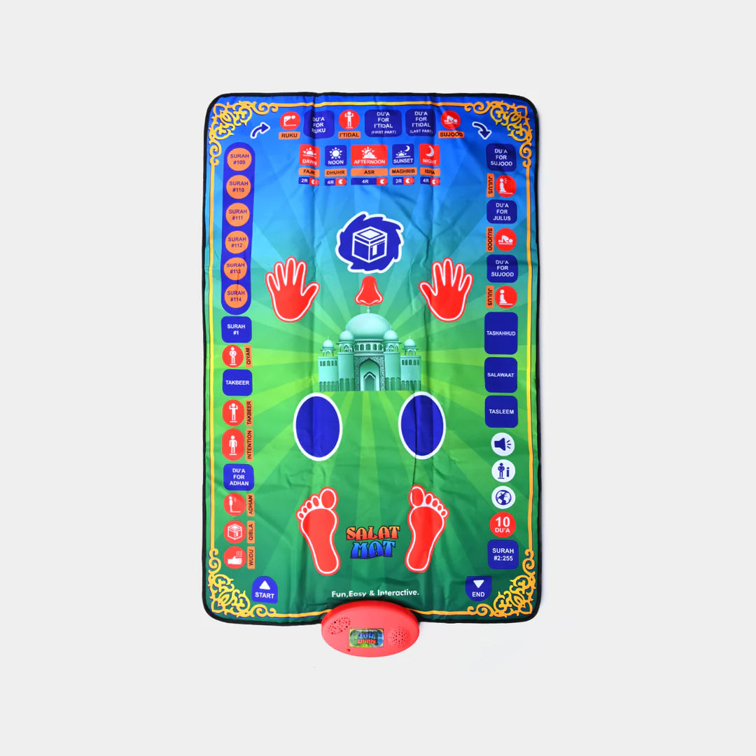 Educational Prayer Mat With 36 Keys & 7 Languages