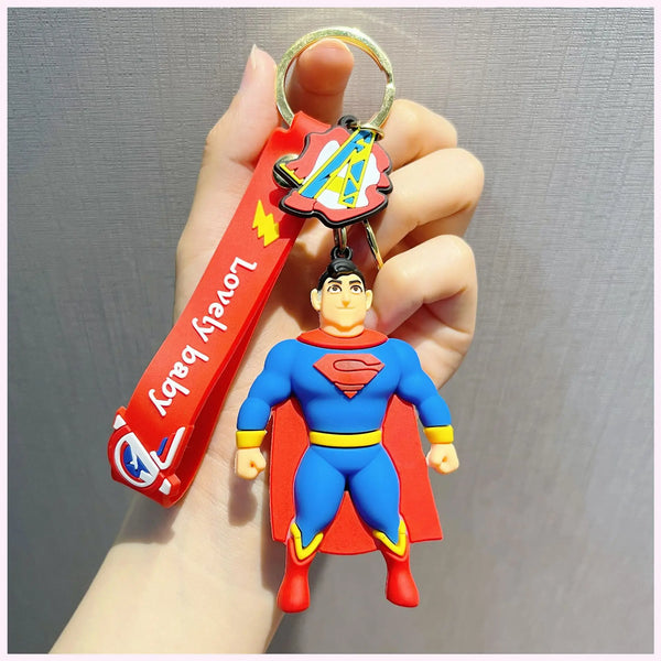 Superman PVC Keychain & Bag Charm for Kids