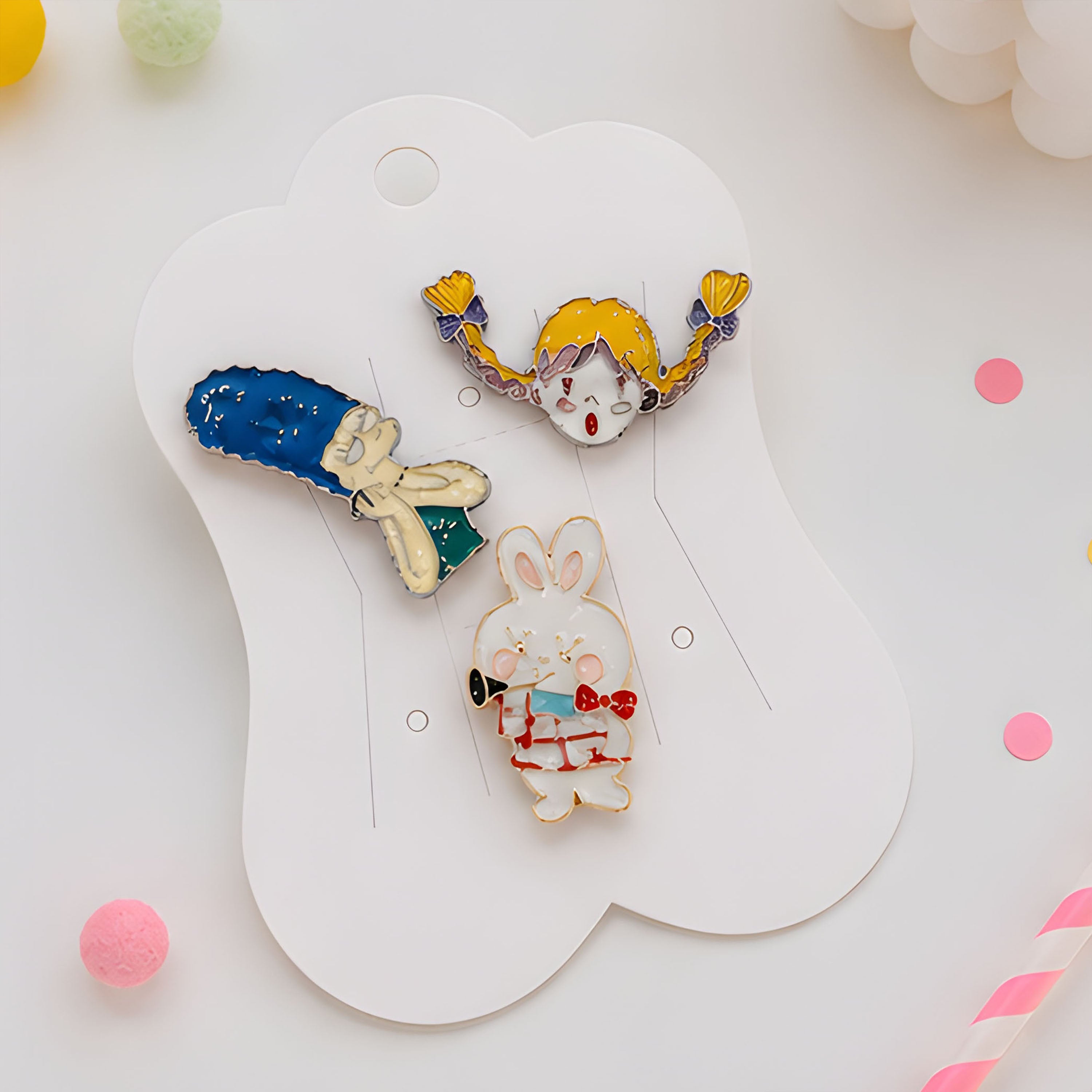 CARTOON ENAMEL BROCH PIN SET