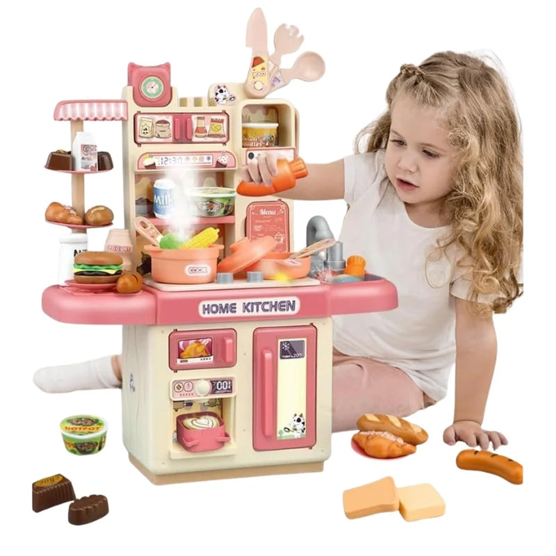 Kids Dream Kitchen Playset with Light & Music