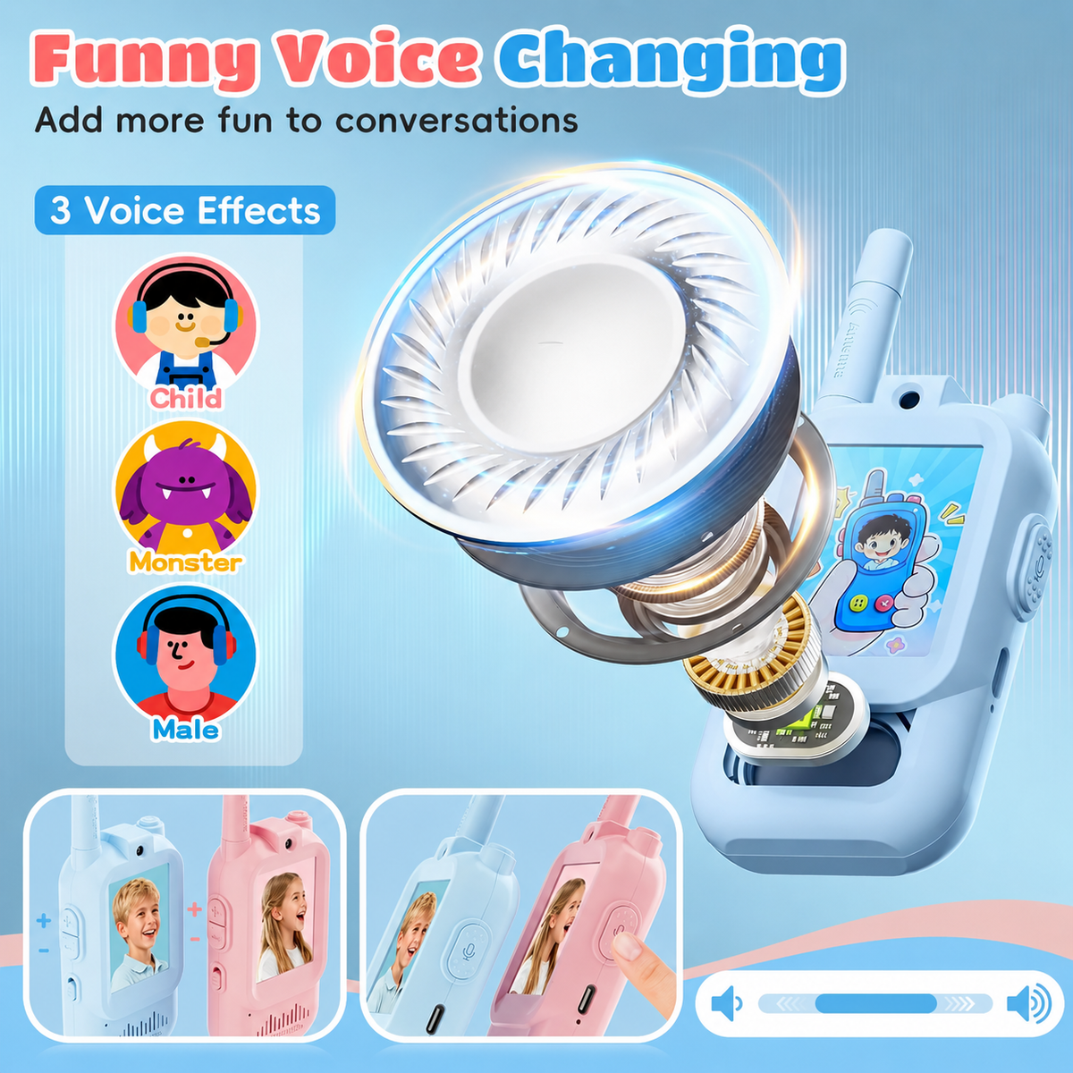 KIDS VIDEO WALKIE TALKIE