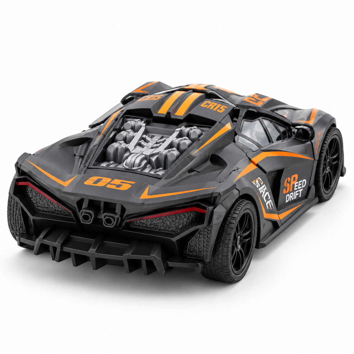 Kids RC Car with Door Open & No-Off Switch