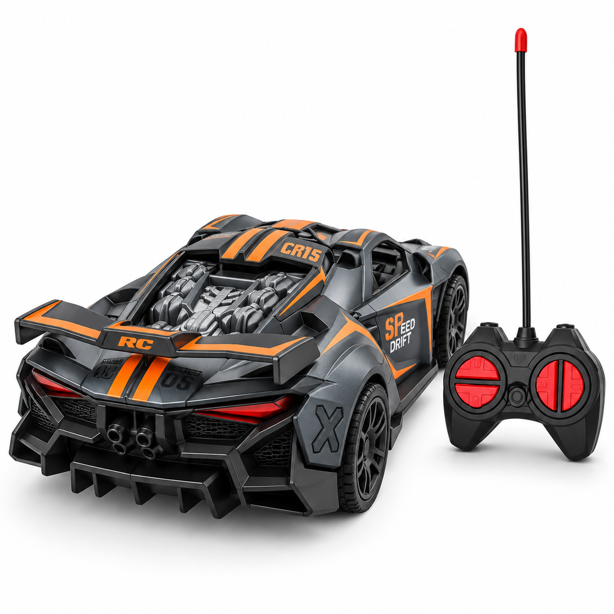 Kids RC Car with Door Open & No-Off Switch