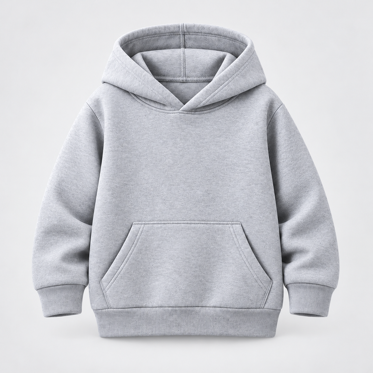 Kidaura Essential Textured Hoodie Tracksuit – Light Grey