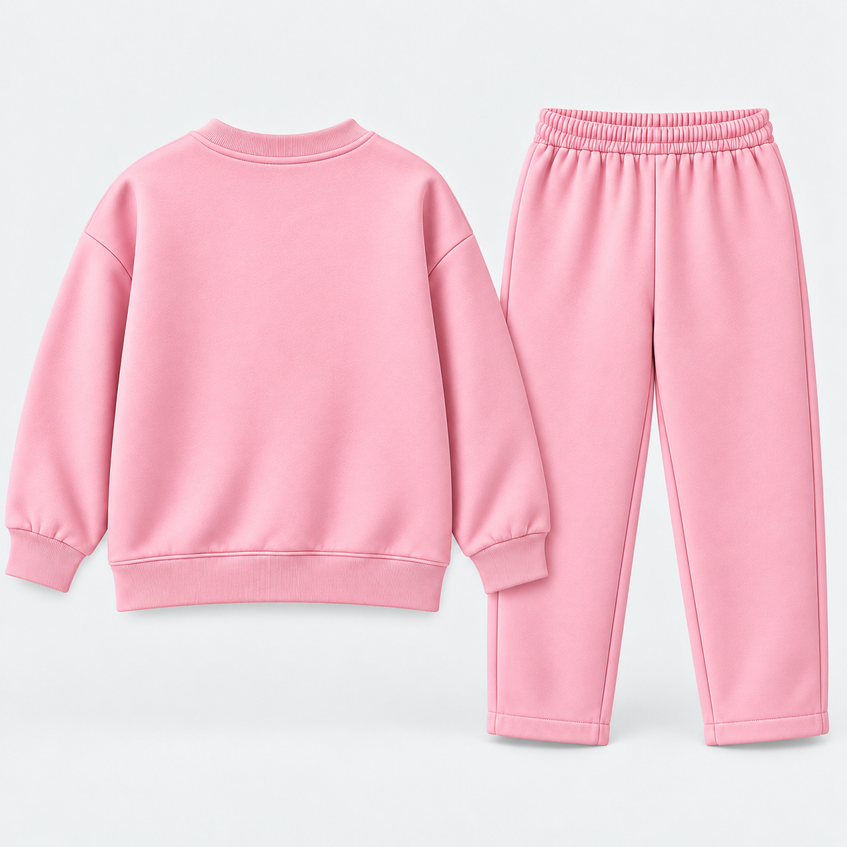 Girls' Little Duckling Pink Sweatshirt & Trouser Set