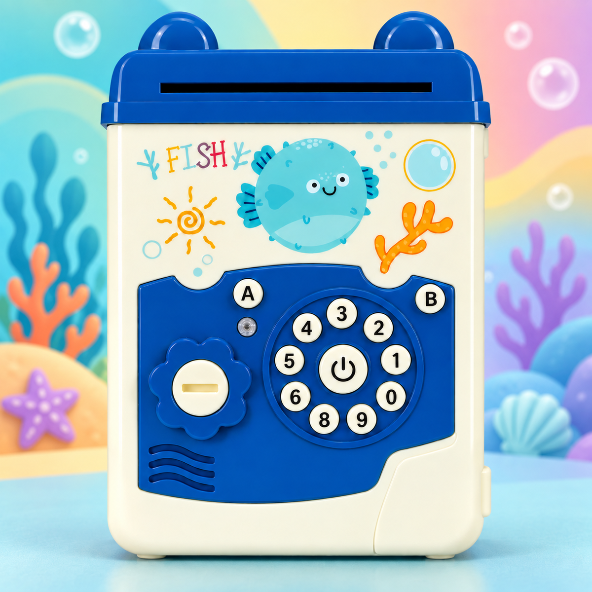 Fish-Themed Electronic Password Money-Saving Box