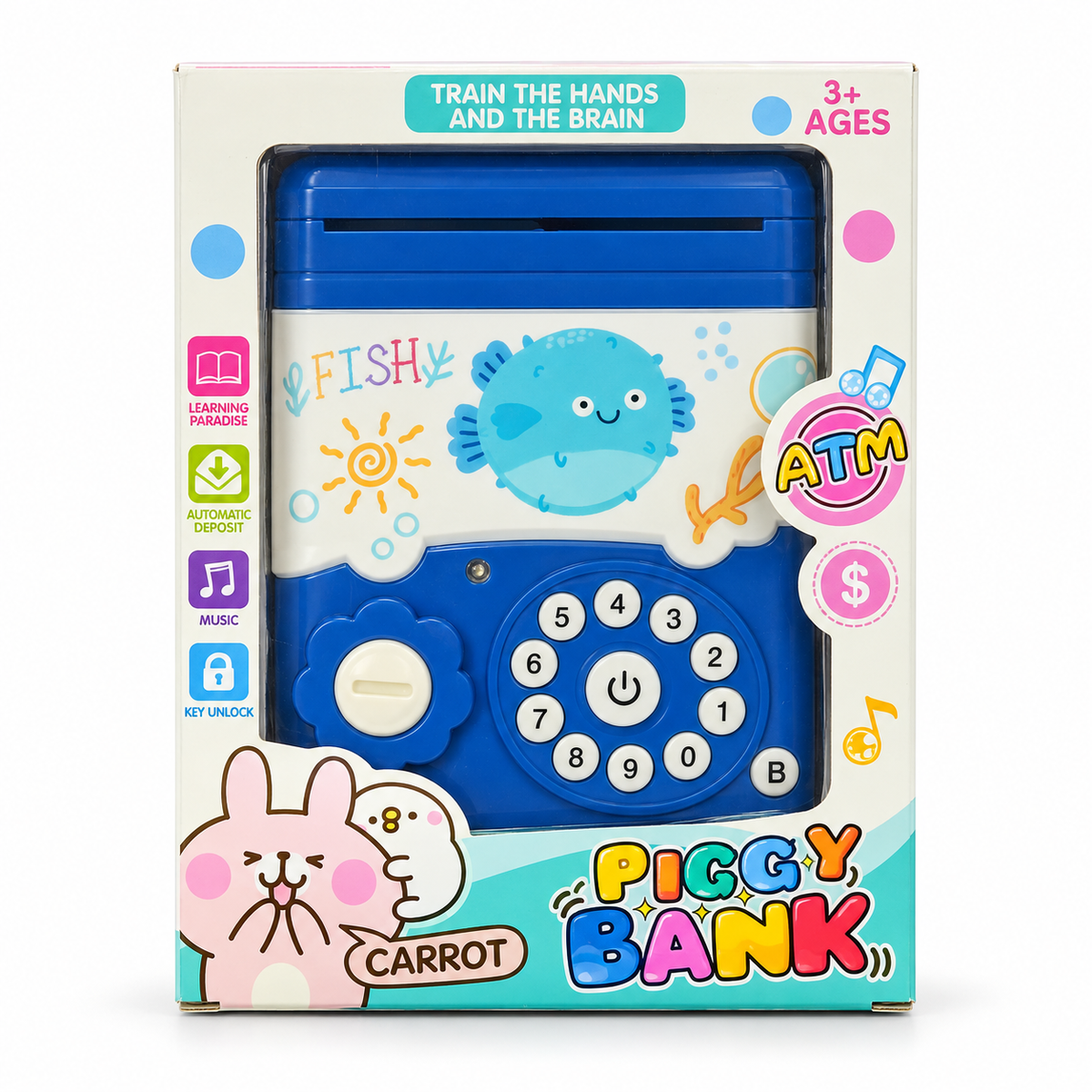 Fish-Themed Electronic Password Money-Saving Box