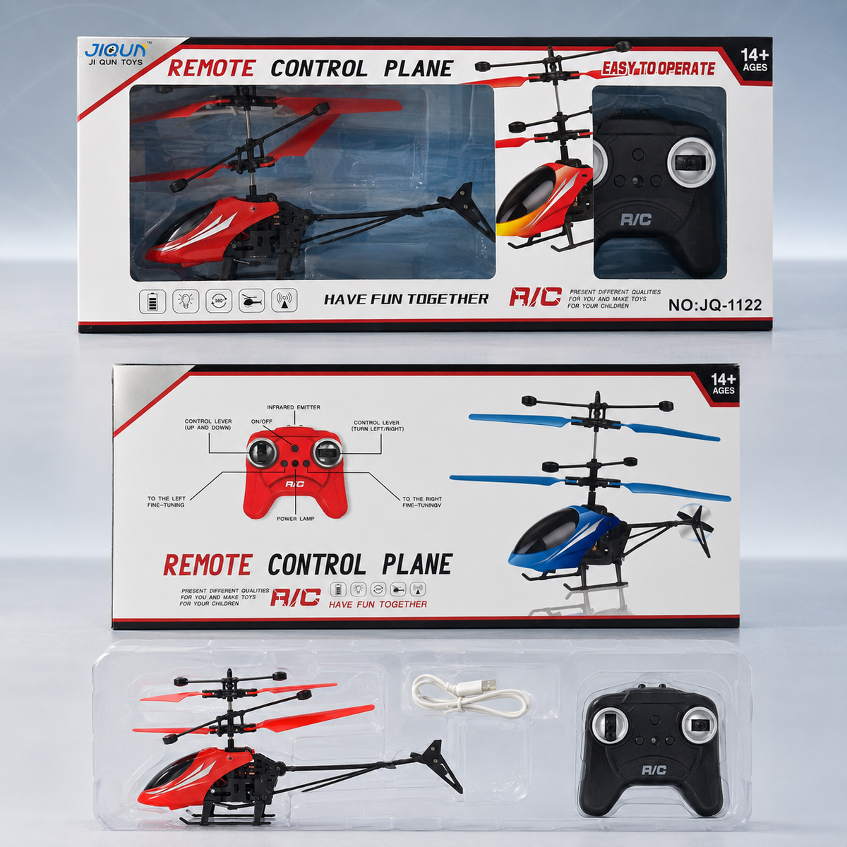 Rechargeable Remote Control Helicopter with LED Lights