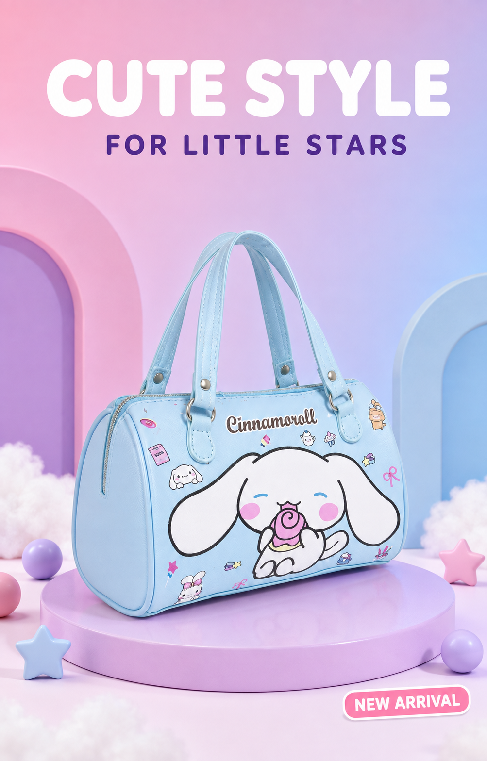Cinnamoroll Kids Handbag – Blue