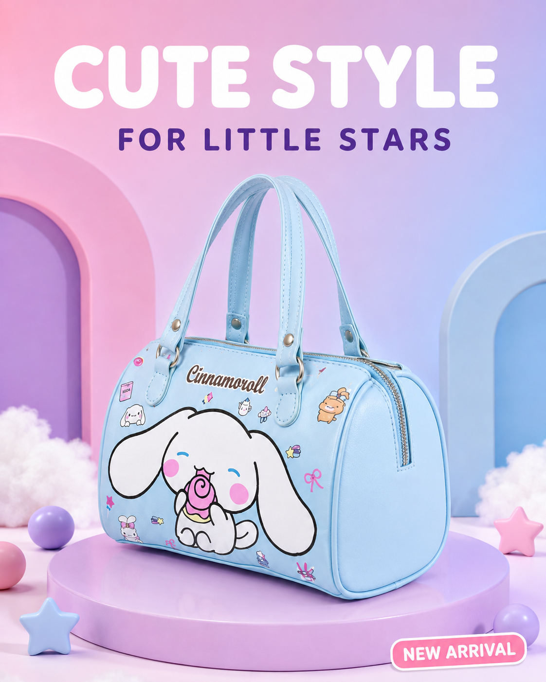 Cinnamoroll Kids Handbag – Blue