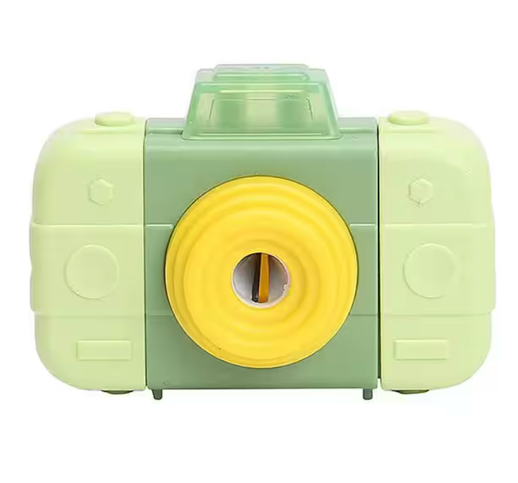 Cute Camera-Shaped Manual Pencil Sharpener and eraser