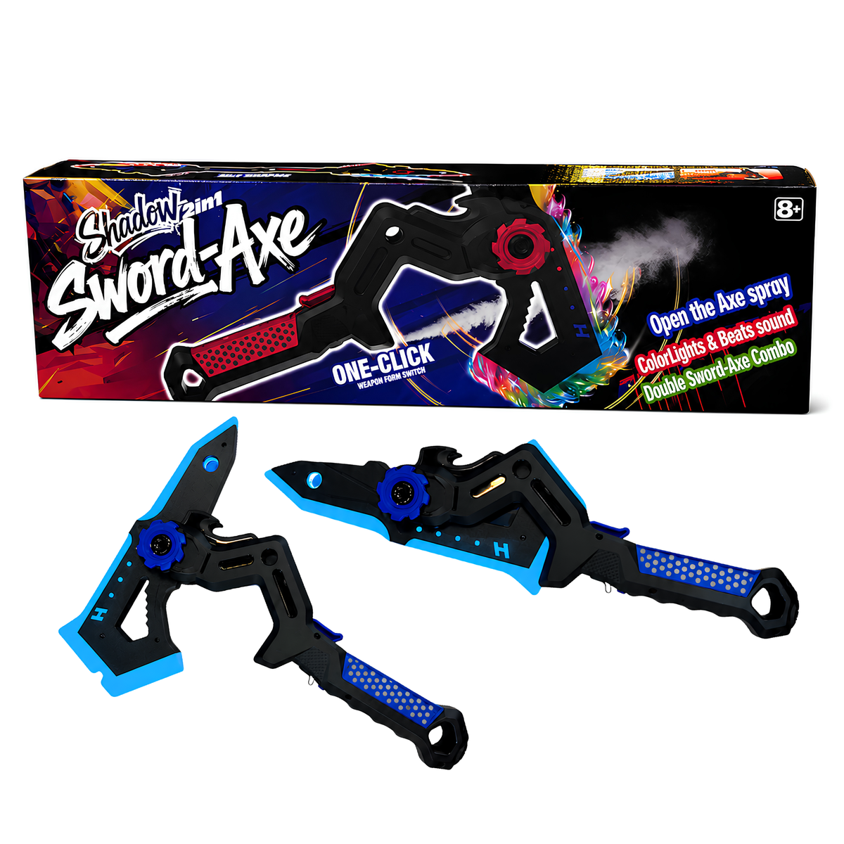 2-in-1 Transforming Shadow Sword & Axe