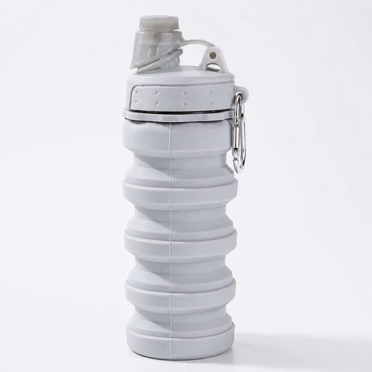 COLLAPEIBLE WATER BOTTLE (WHITE)