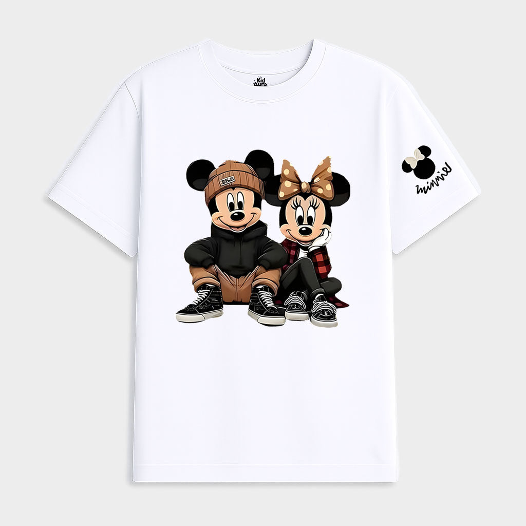 Mickey and Minnie Mouse