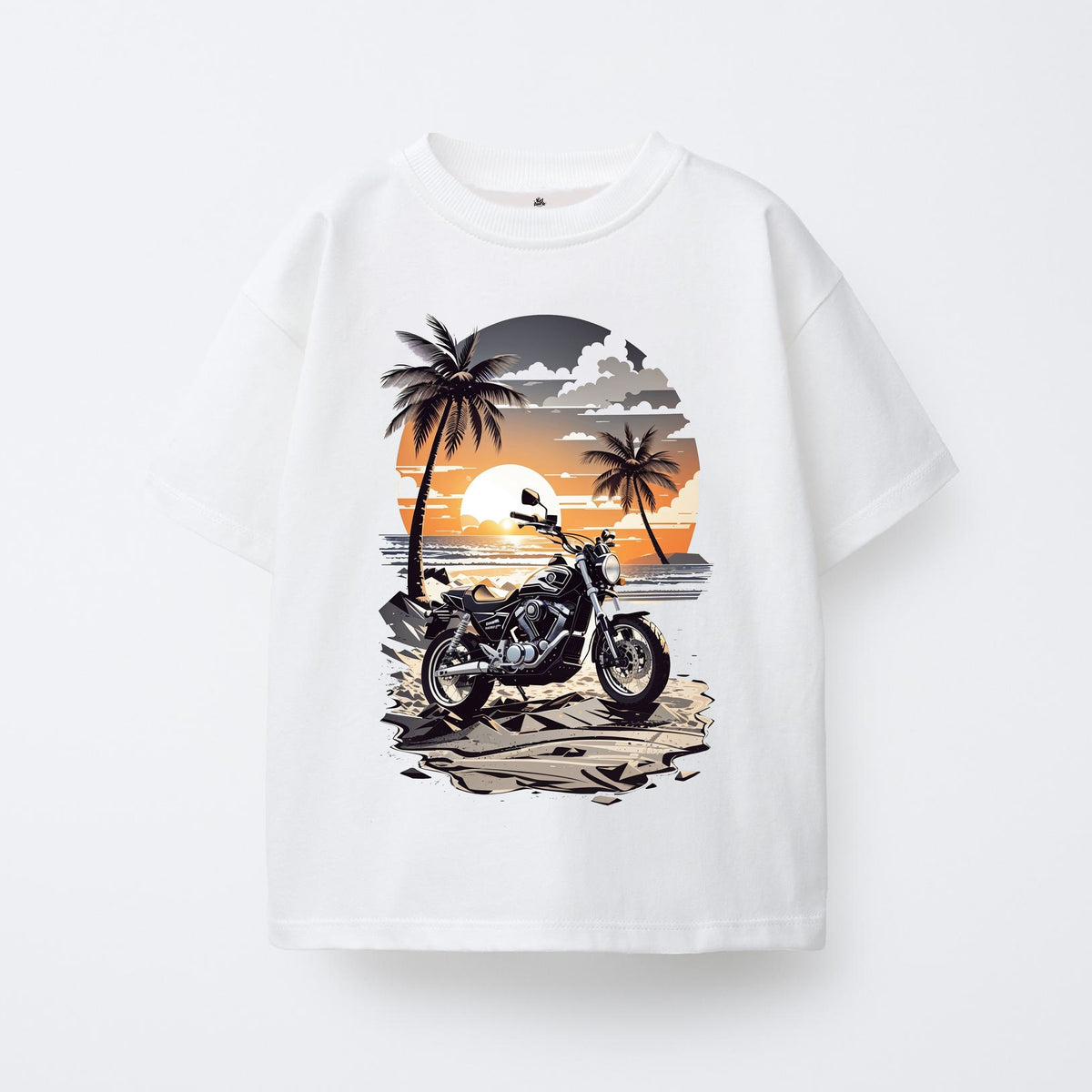 Bike sunset  T-shirt 001