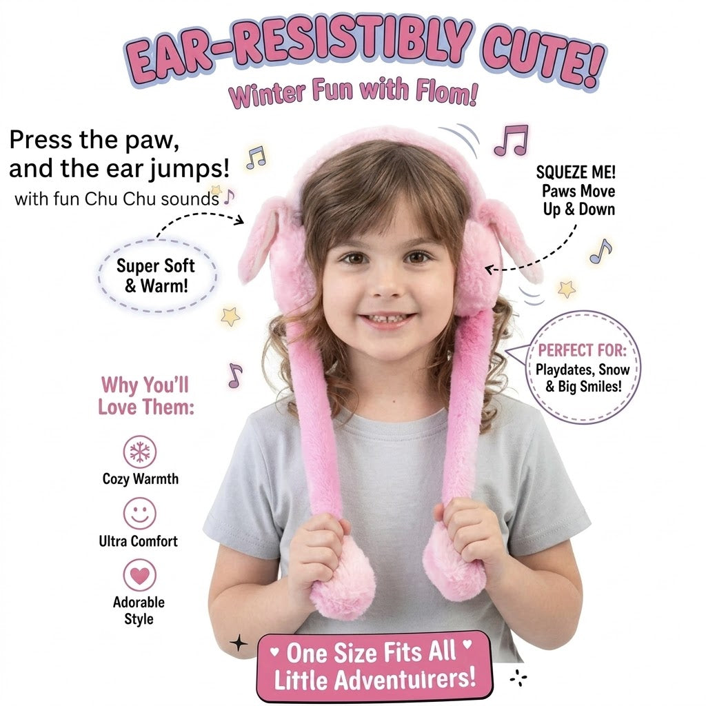 MOVING RABBIT EARS CUTE HEAD BAND