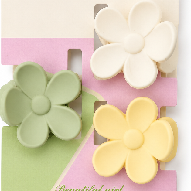Daisy Days Hair Claw Set