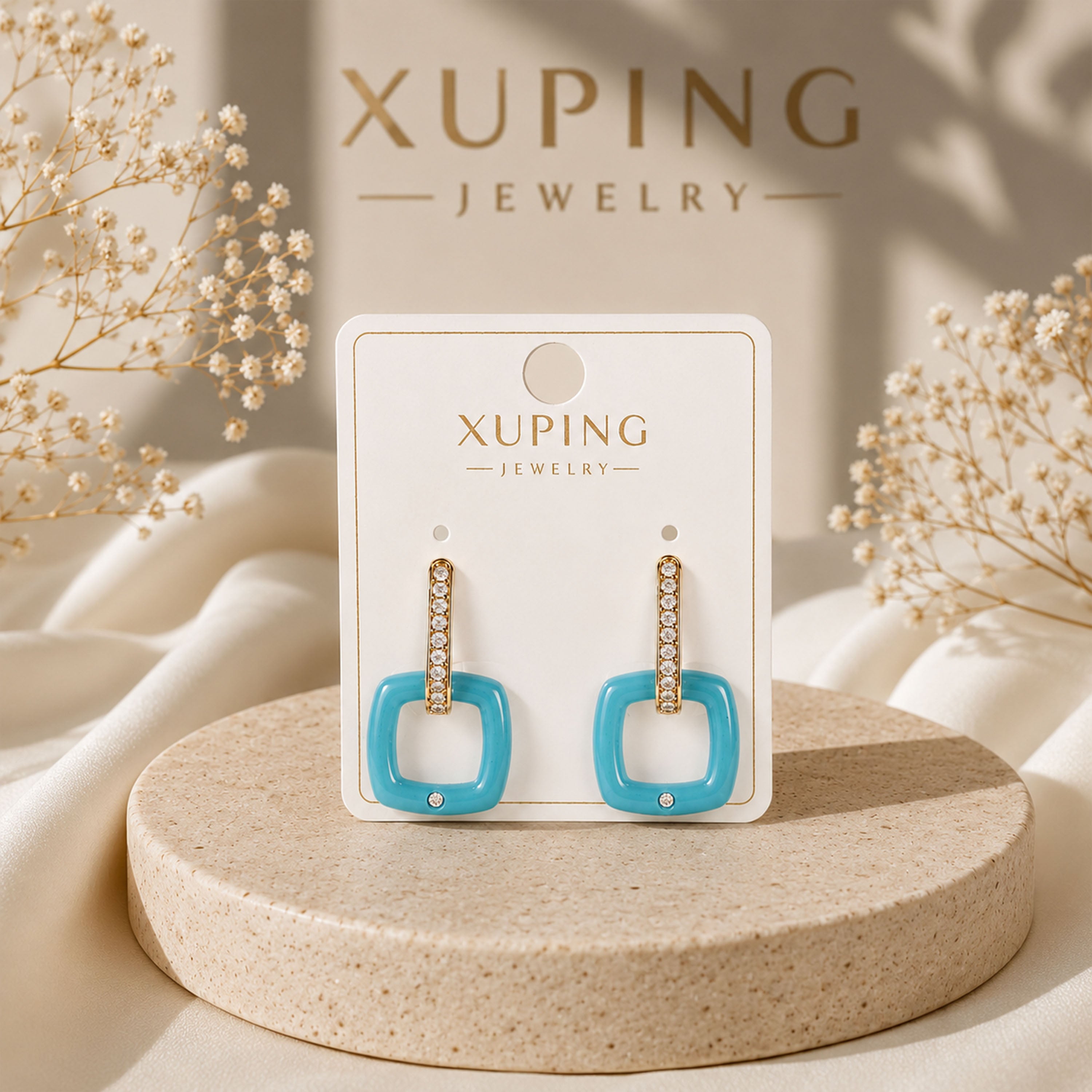 ELEGANT CRYSTAL EARRINGS