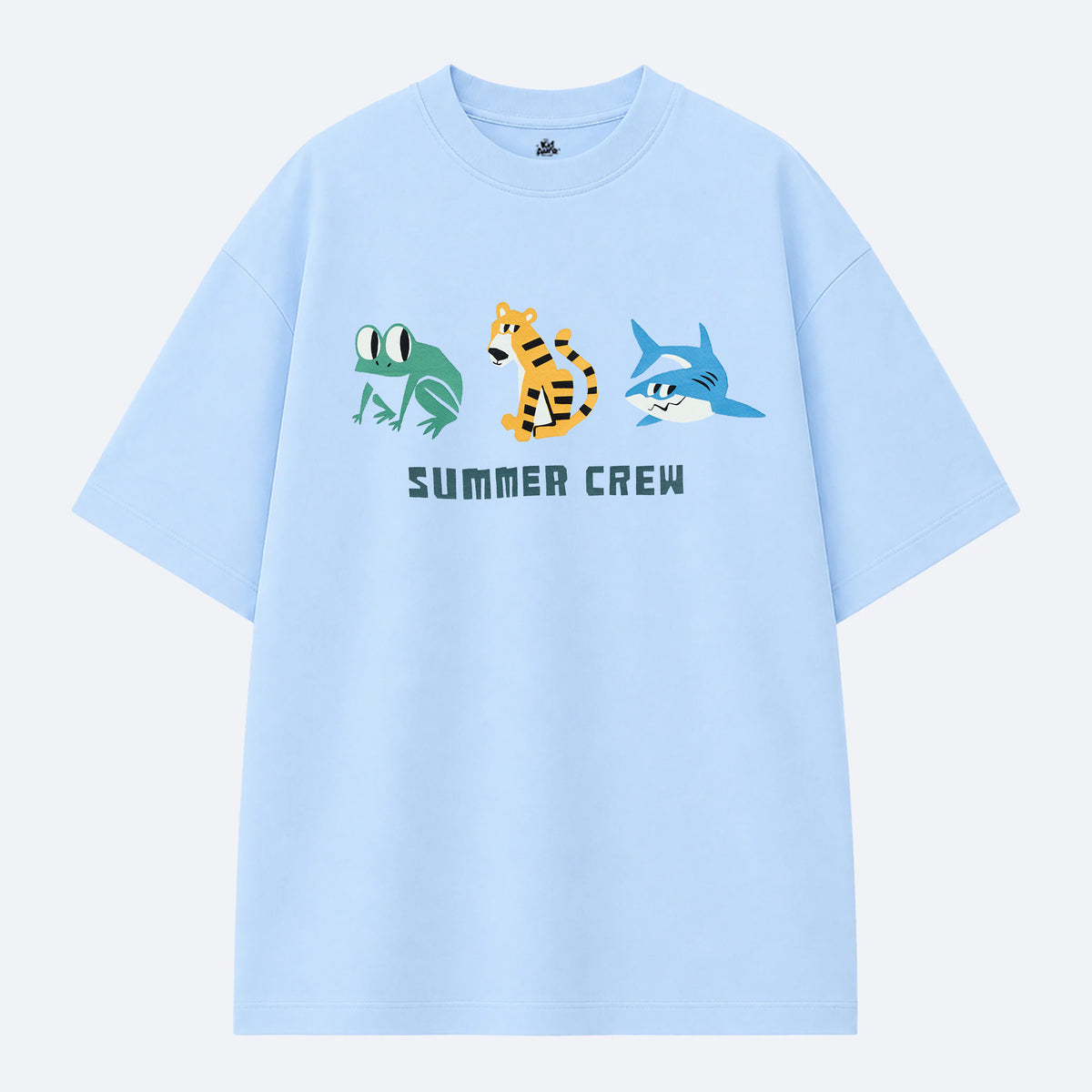 SUMMER CREW ANIMAL OVERSIZED T-SHIRT