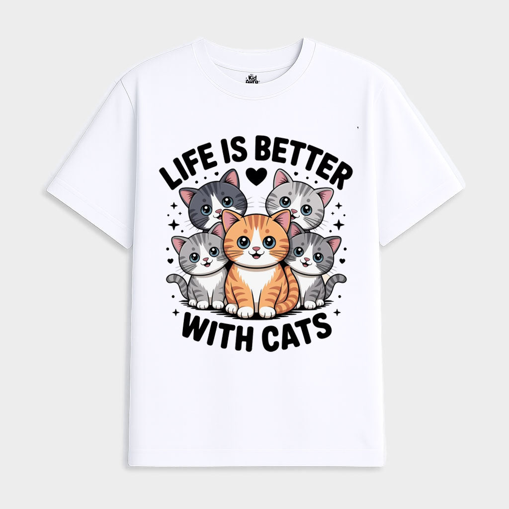 LIFE IS BETTER WITH CATS GRAPHIC