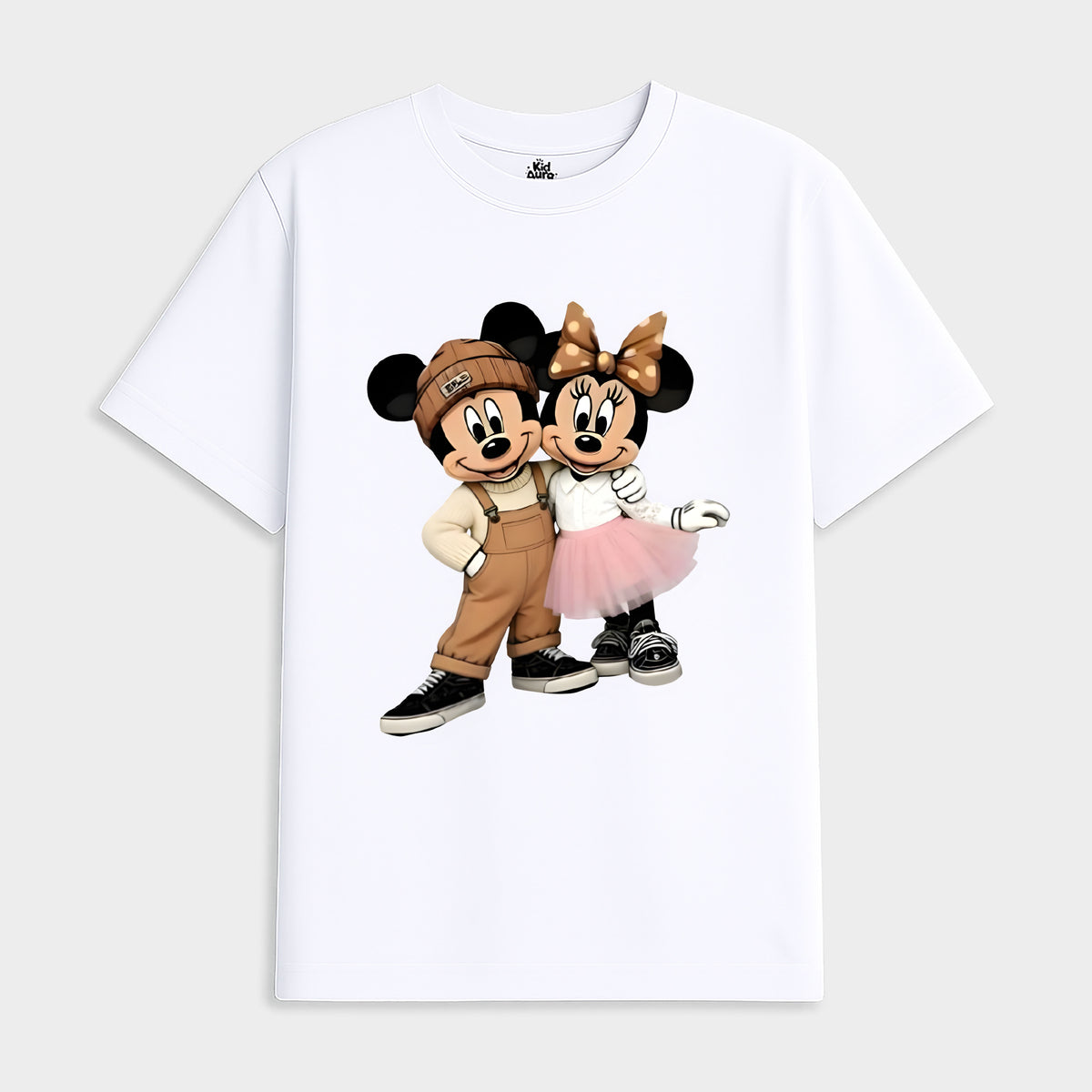 Mickey and Minnie mouse (white)