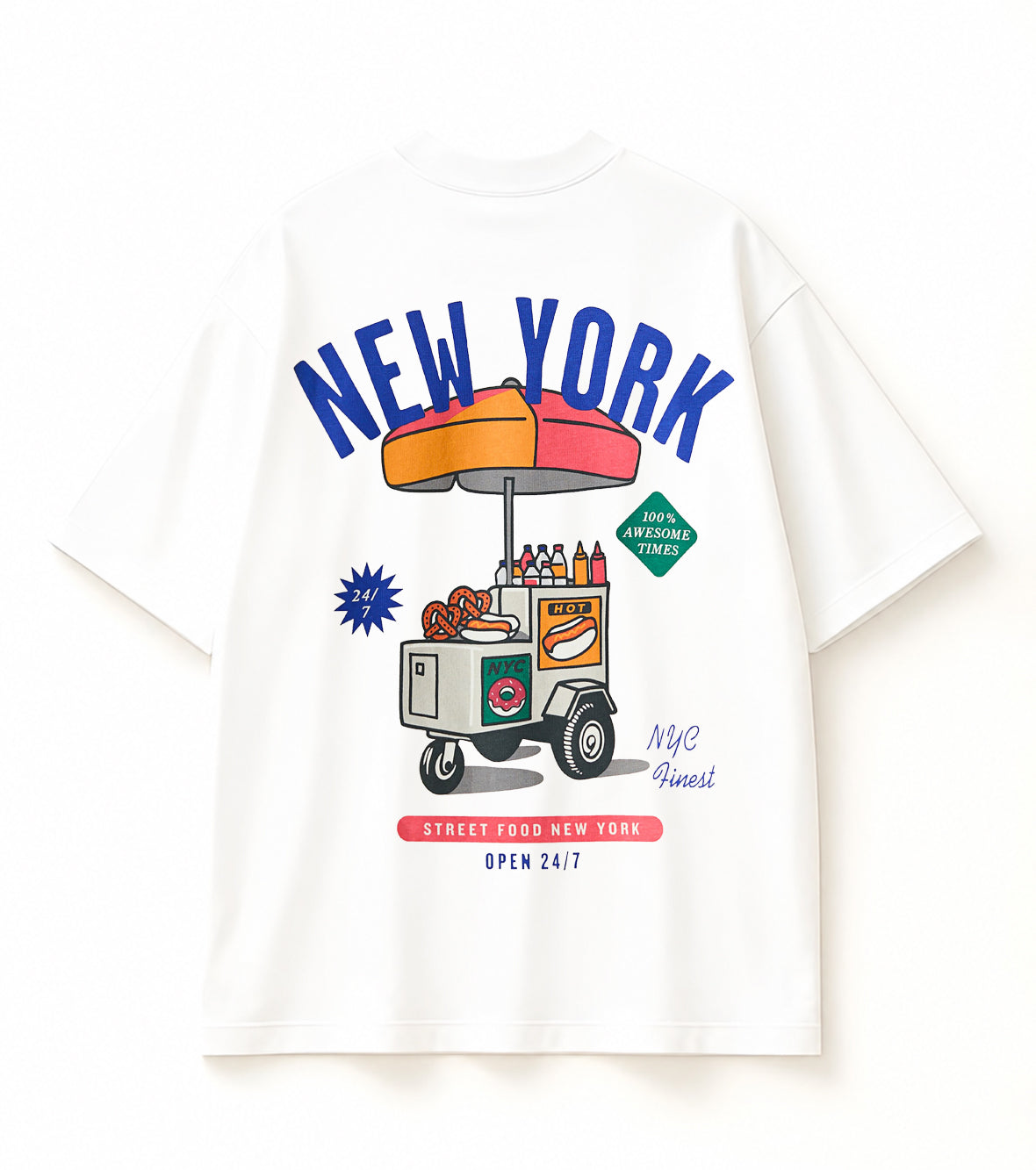 STREET FOOD OVERSIZED T-SHIRT