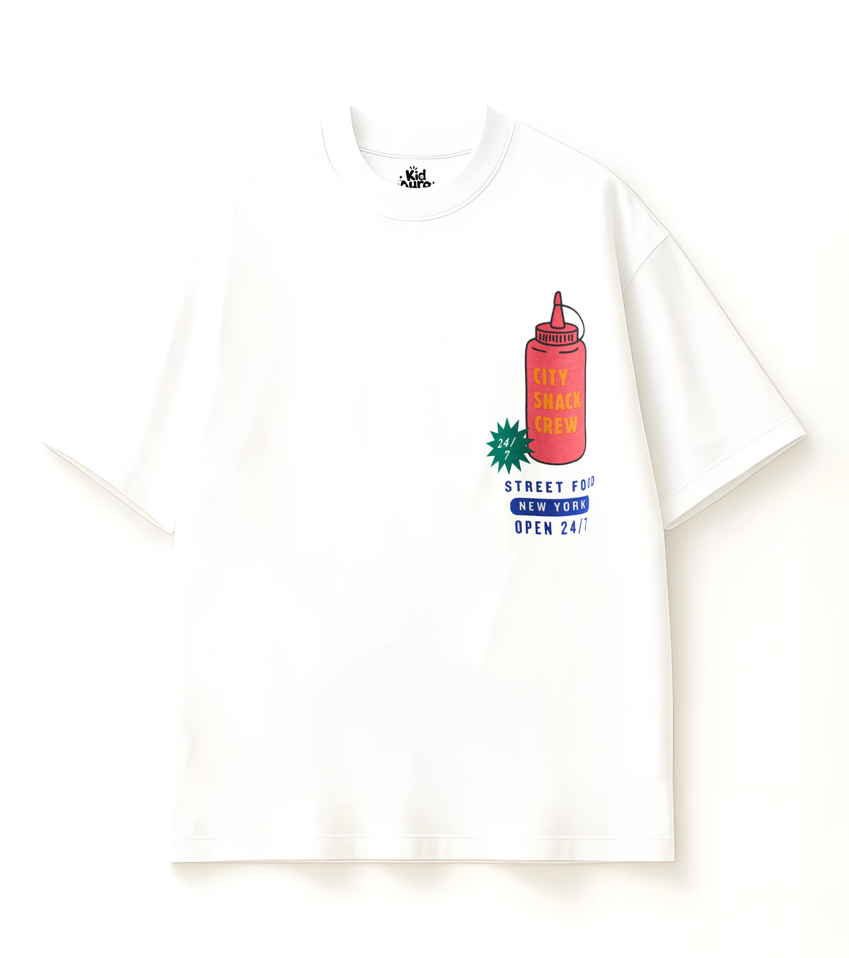 STREET FOOD OVERSIZED T-SHIRT