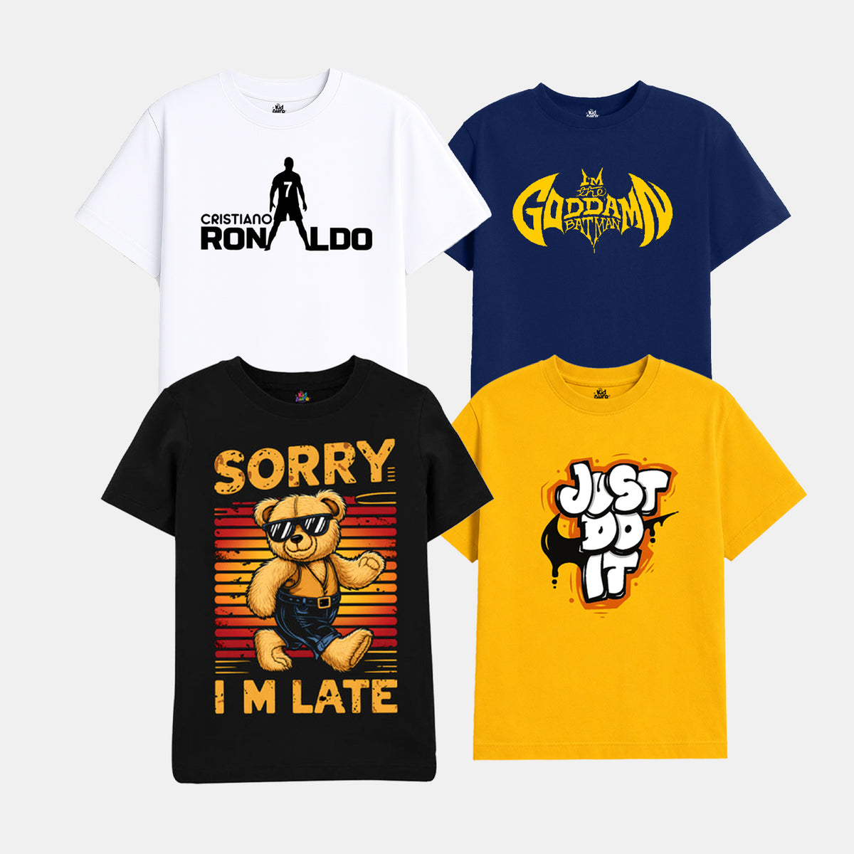 4 T-shirt Set