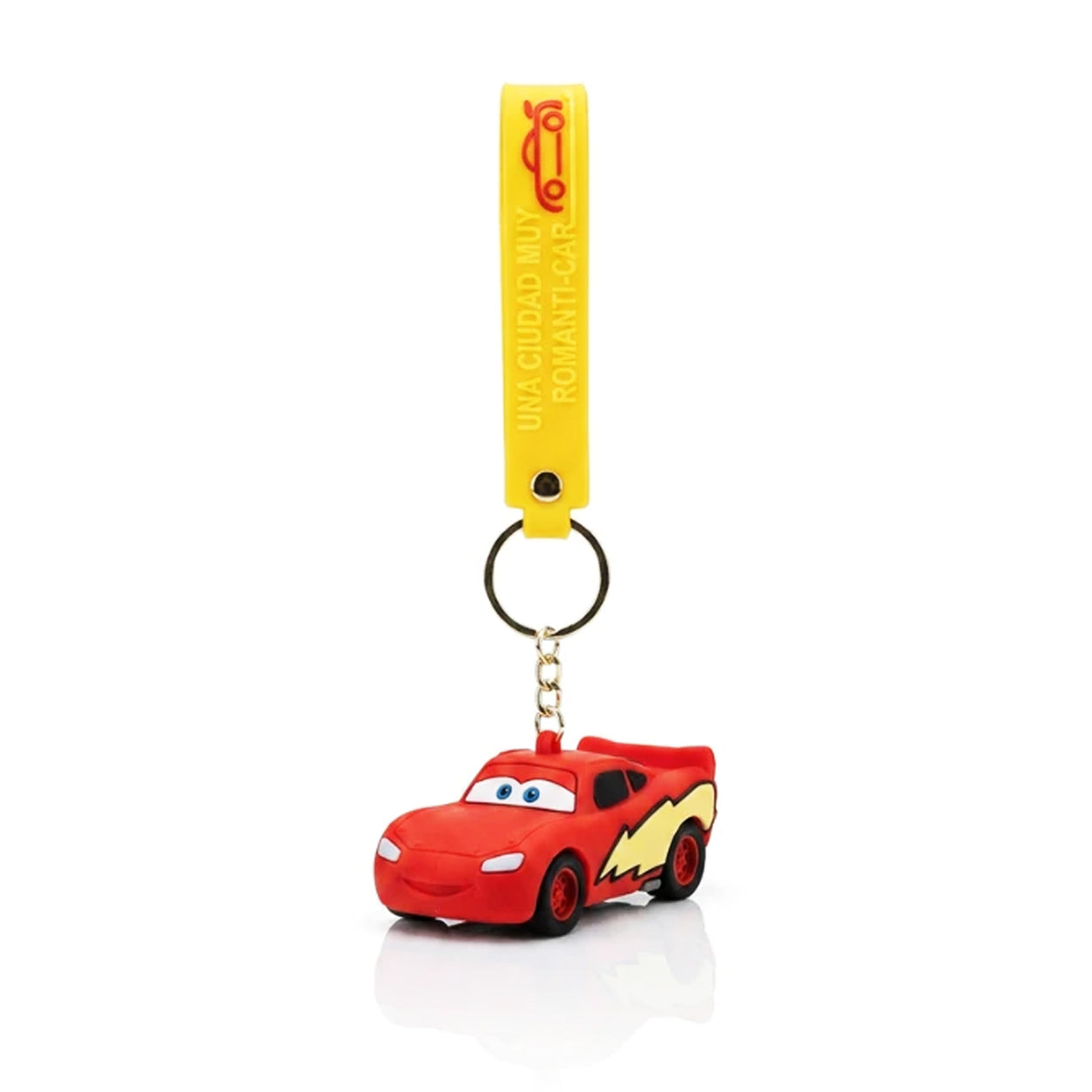 Lightning McQueen Red PVC Keychain & Bag Charm for Kids