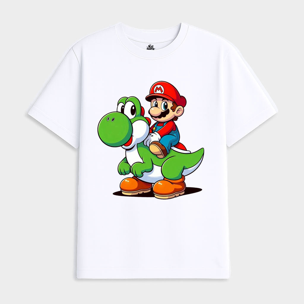 Super Mario And Yoshi Graphic Tees 001