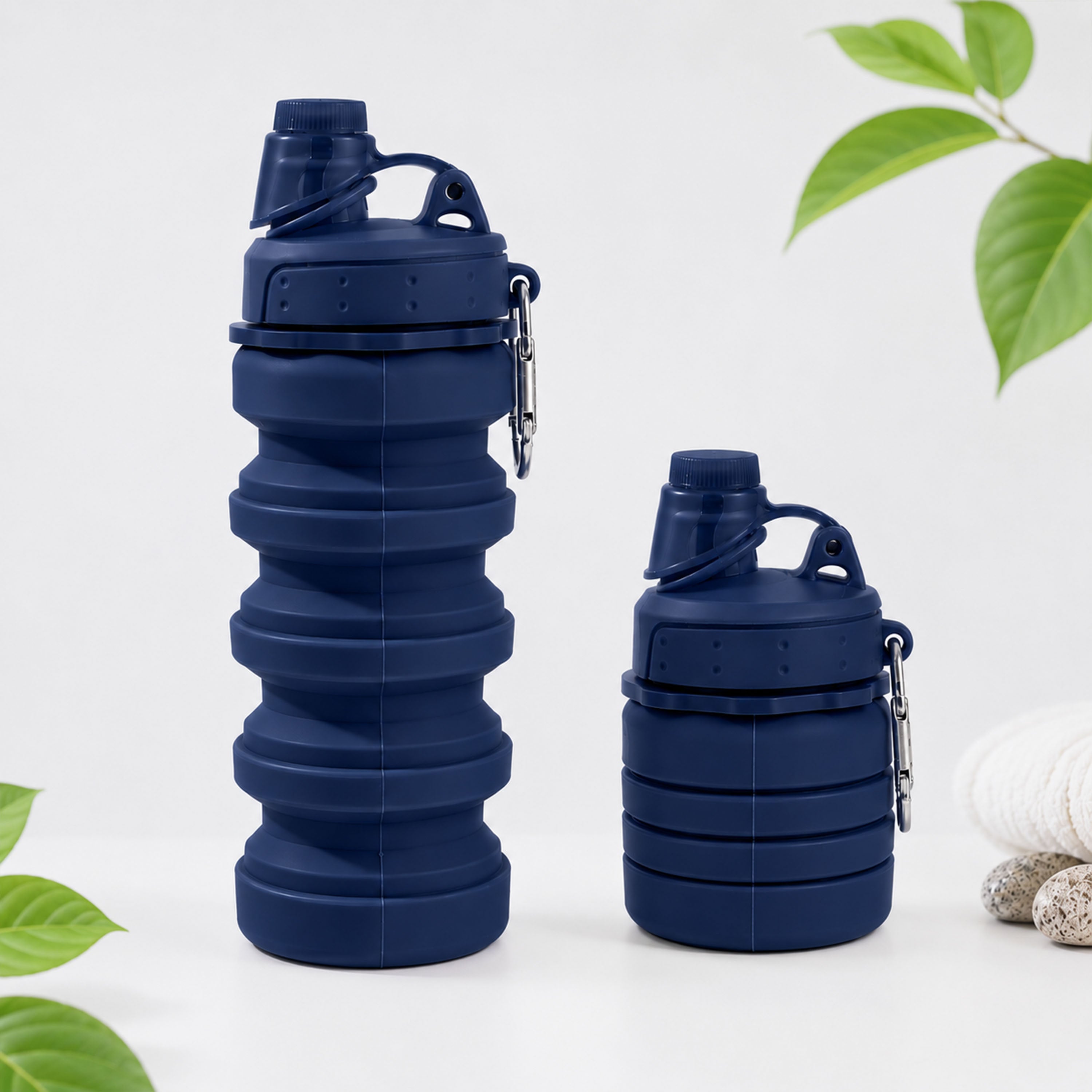 FOLDABLE WATER BOTTLE (BLUE)