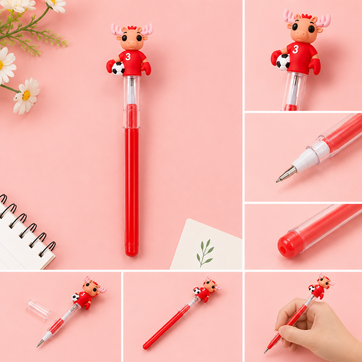 FOOTBALL MOOSE CHARACTER PENCIL