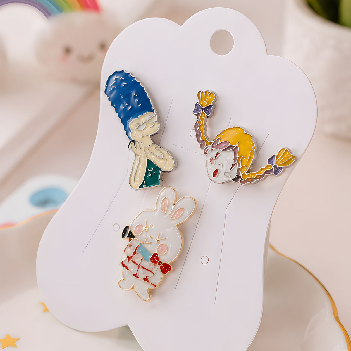 CARTOON ENAMEL BROCH PIN SET