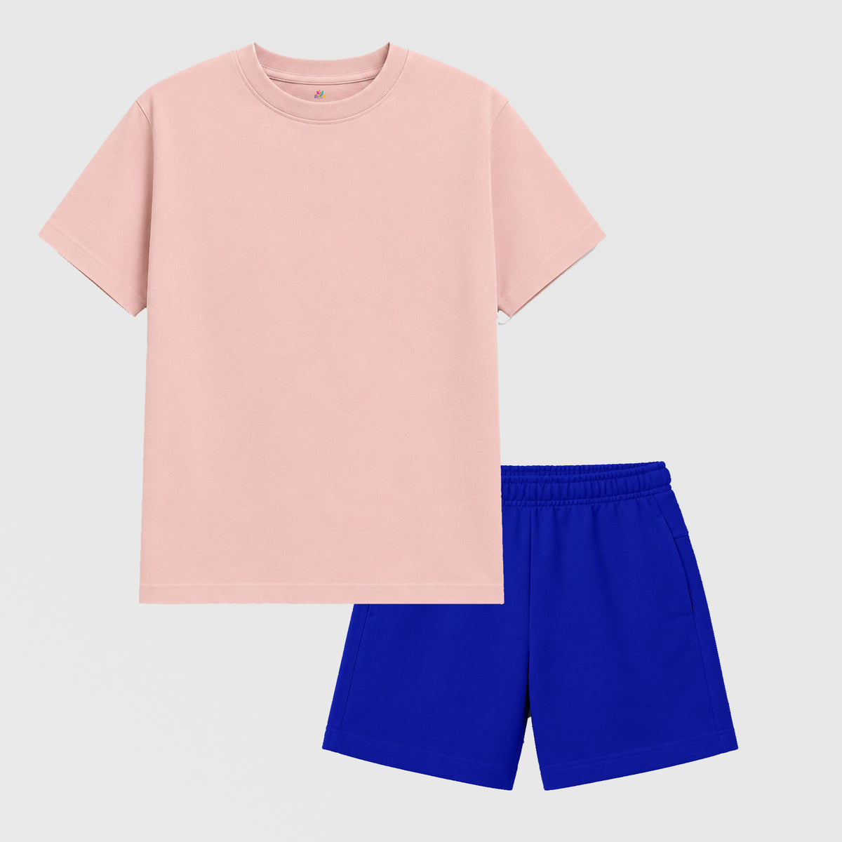 Co-ord Sets (Peach/Royal Blue)