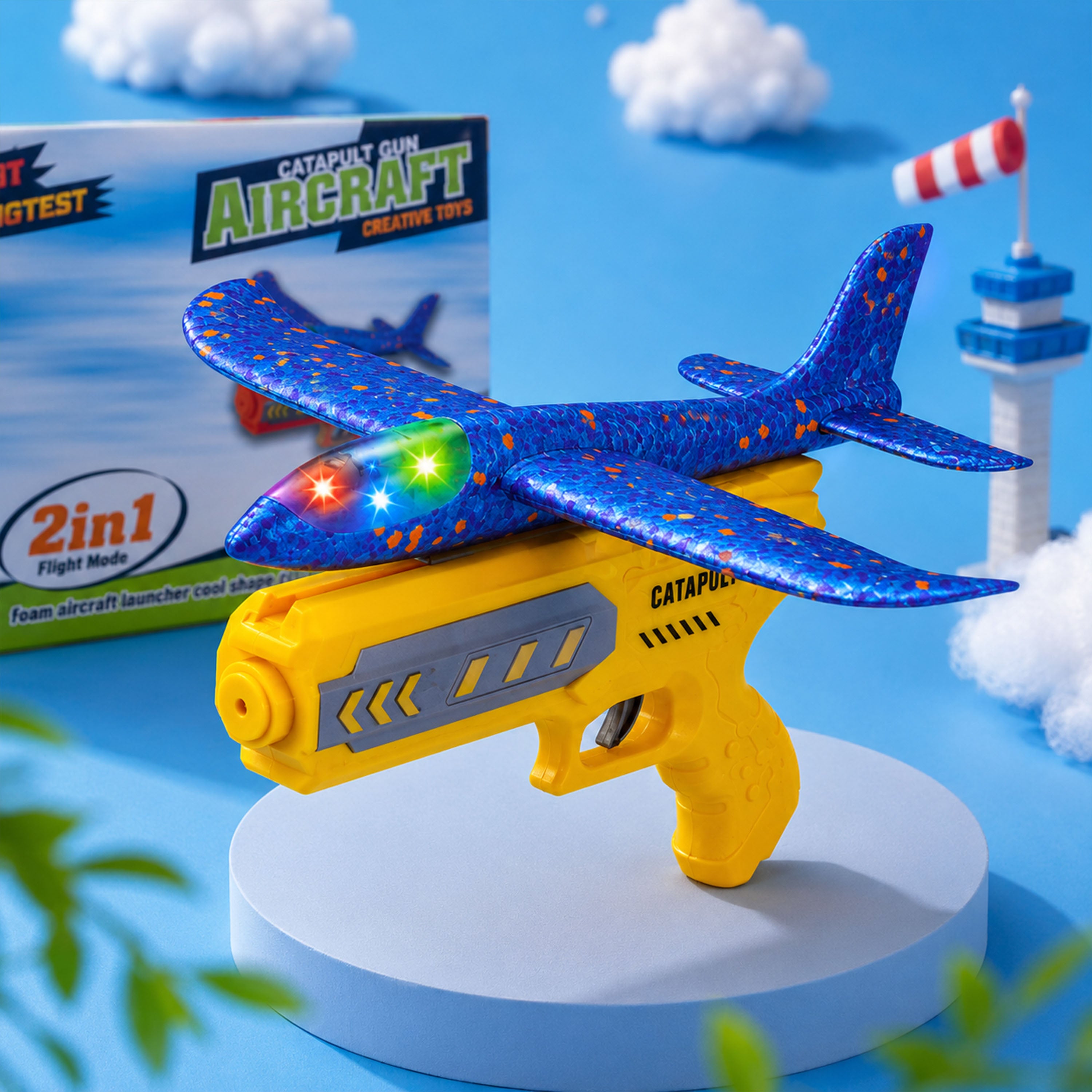 FOAM AIRCRAFT LAUNCHER