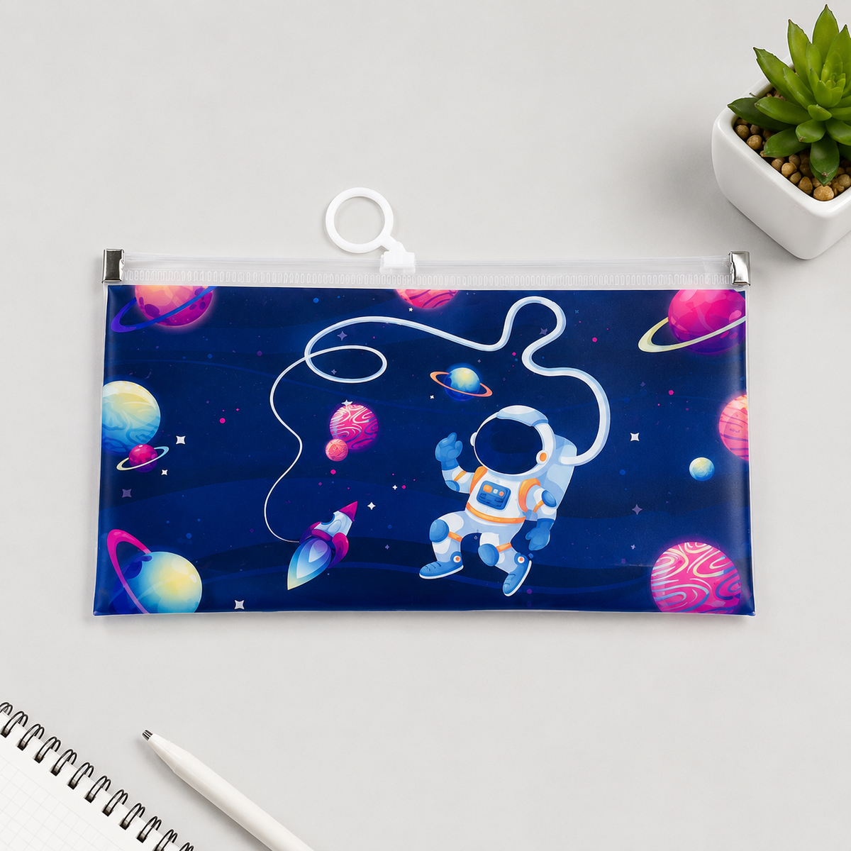 SPACE EXPLORER ZIP POUCH