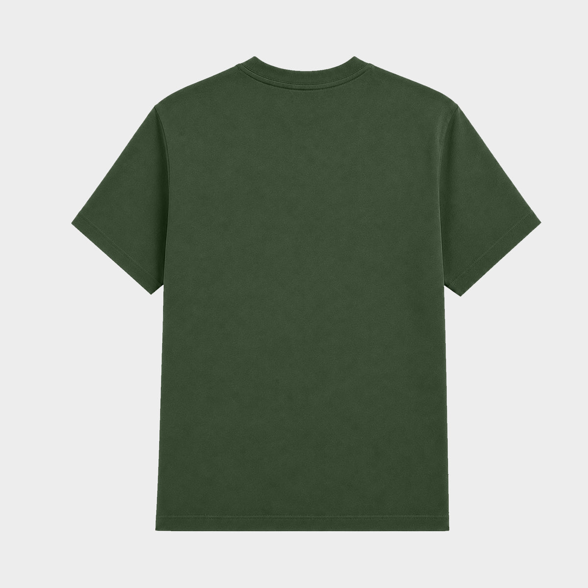 Regular Fit Plain T-Shirt (Army Green)