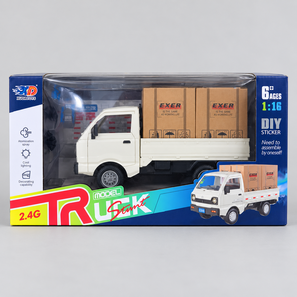 Scale 2.4G Remote Control Cargo Truck
