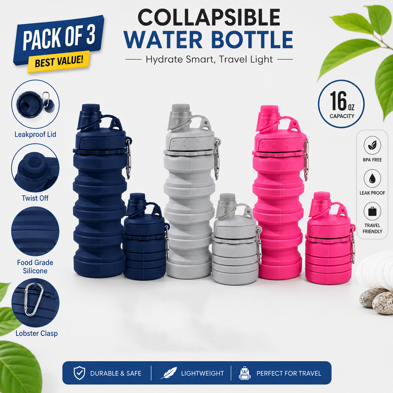 FOLDABLE WATER BOTTLE