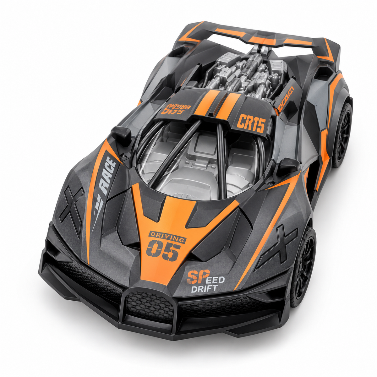 Kids RC Car with Door Open & No-Off Switch