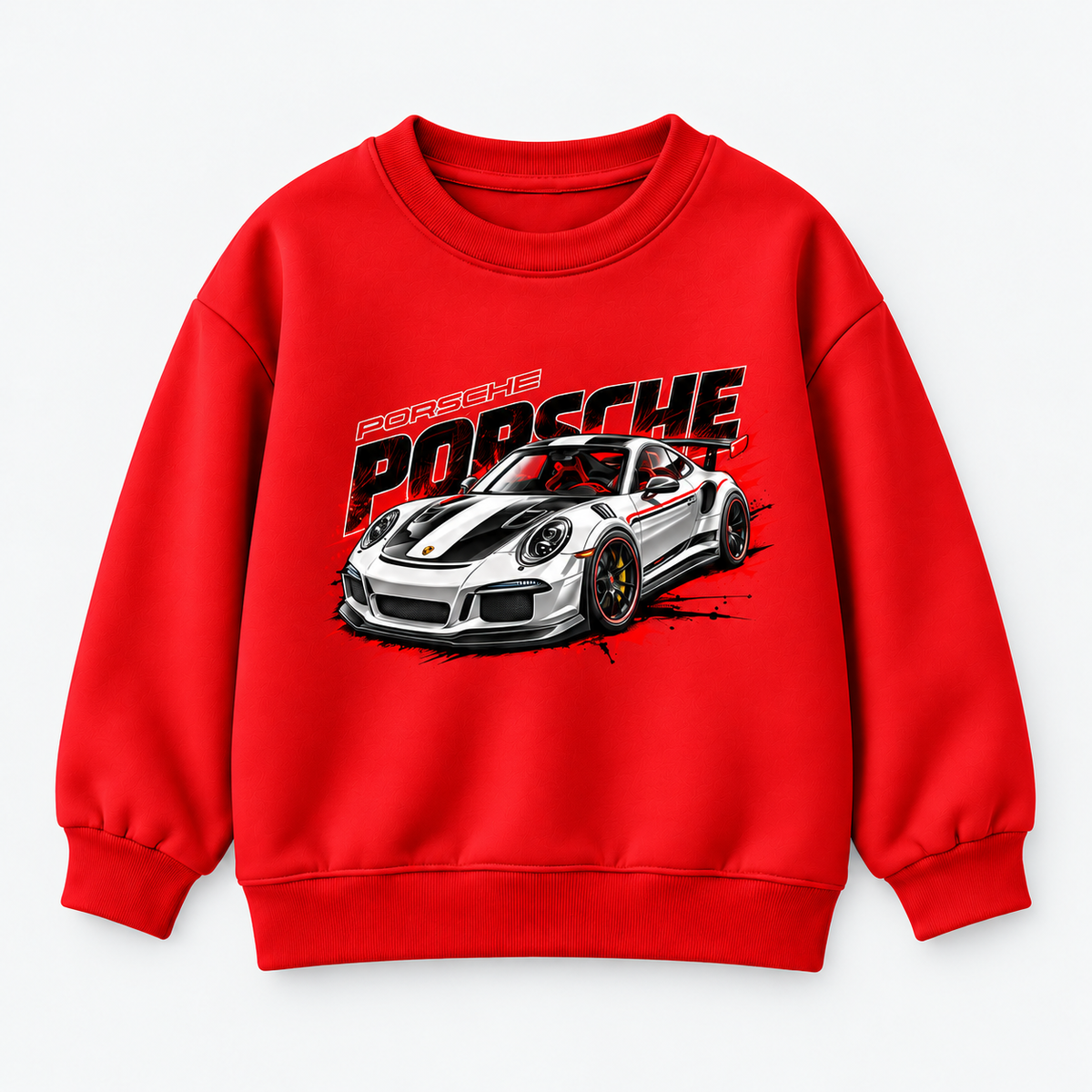 Porsche Racing Car Tracksuit – Red & Black