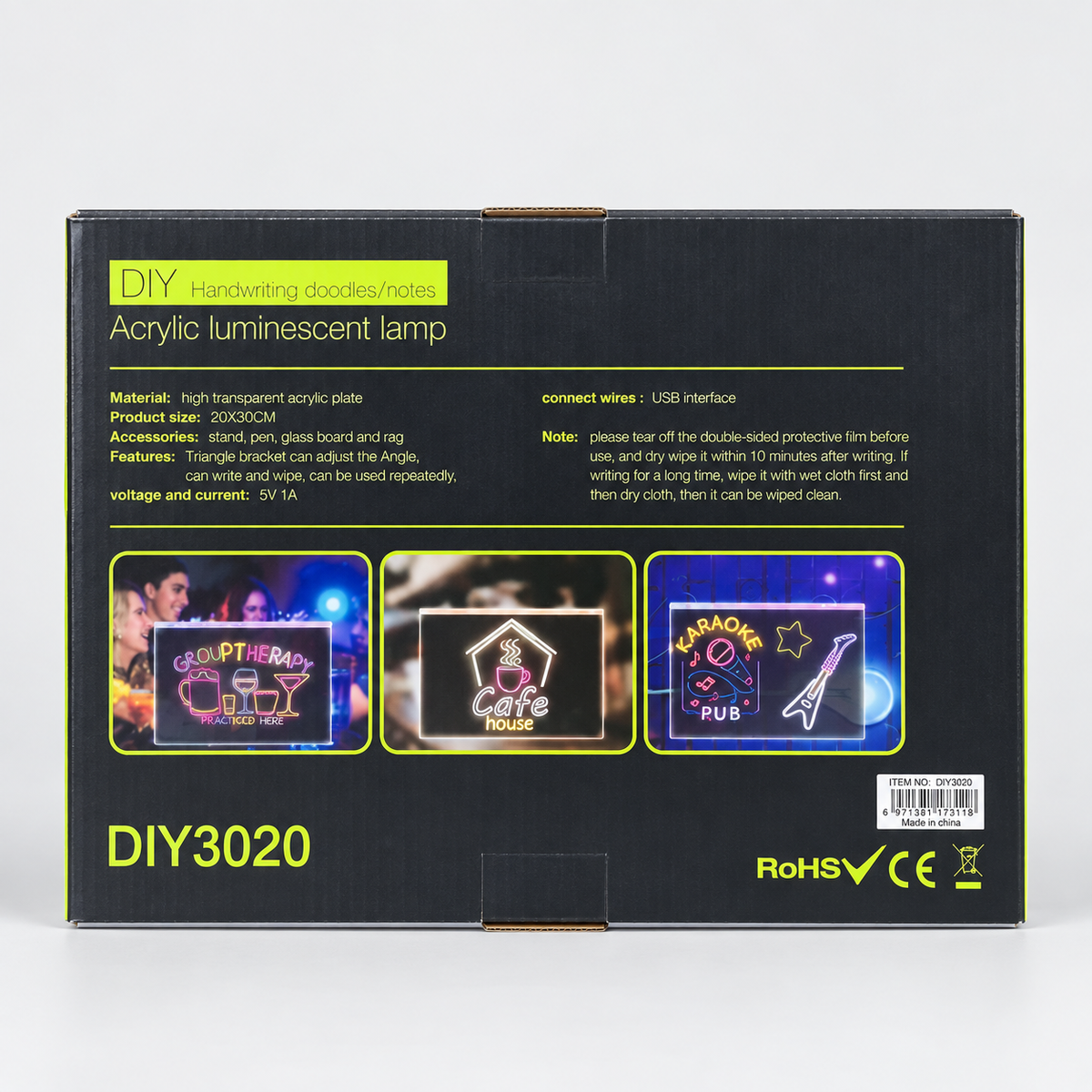 LED DRAWING BOARD/ACRYLIC LUMINESCENT LAMP