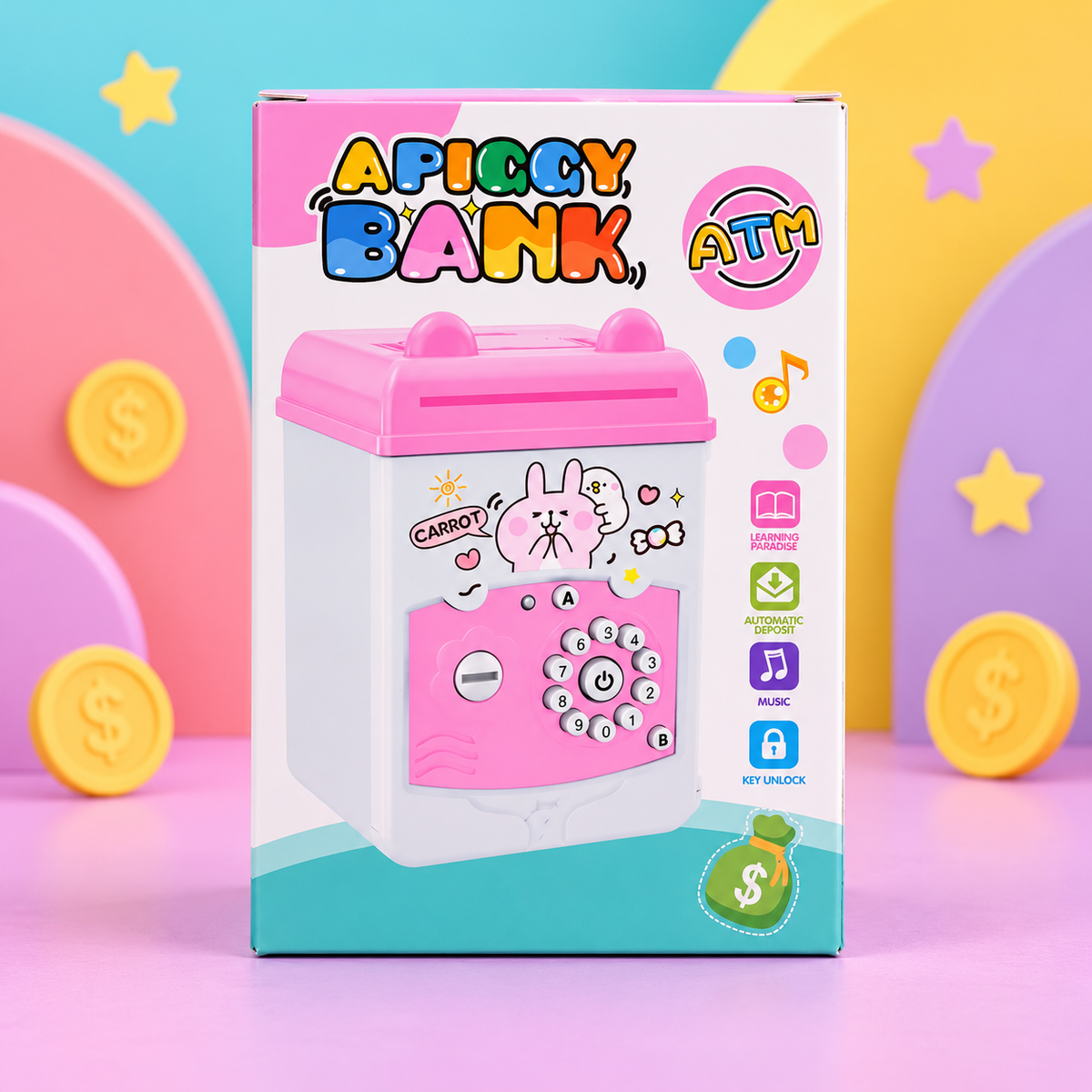 Fish-Themed Electronic Password Money-Saving Box