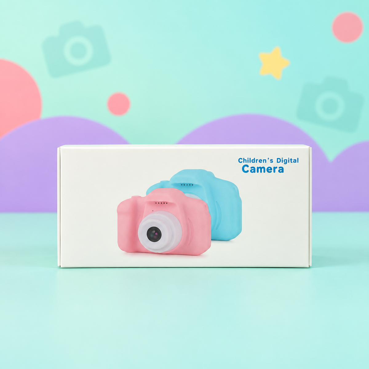 Digital Camera with USB Charging Cable & Strap