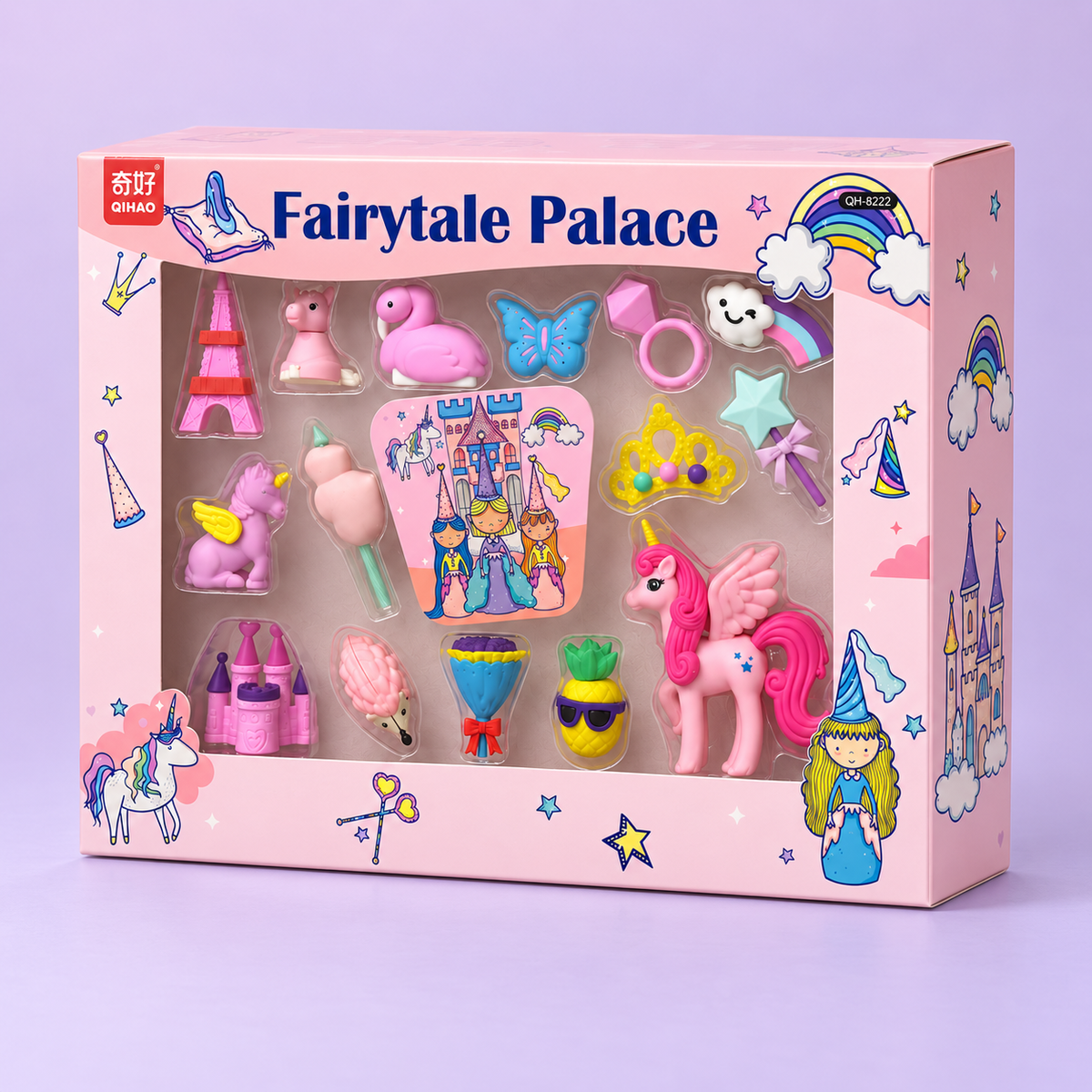 Fairytale Palace 3D Eraser Gift Set
